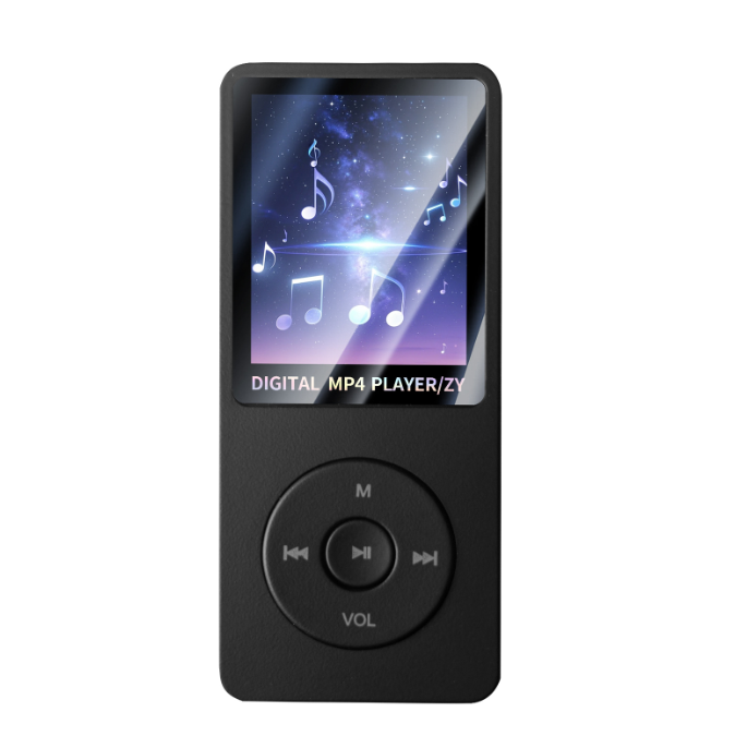 LNC Portable MP4 Player, 1.82'' Screen, Bluetooth, Speaker, Black White Blue